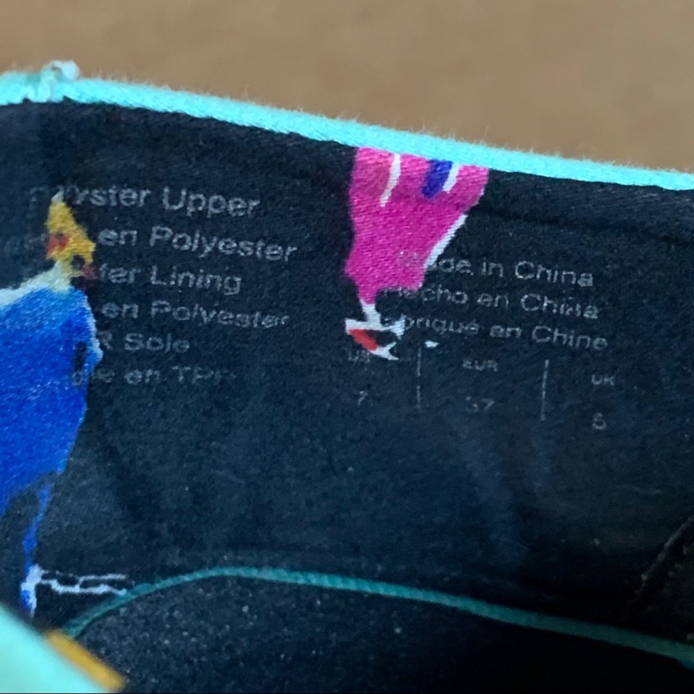 Shellys Mint Canvas Shoe - Picture 5 of 5